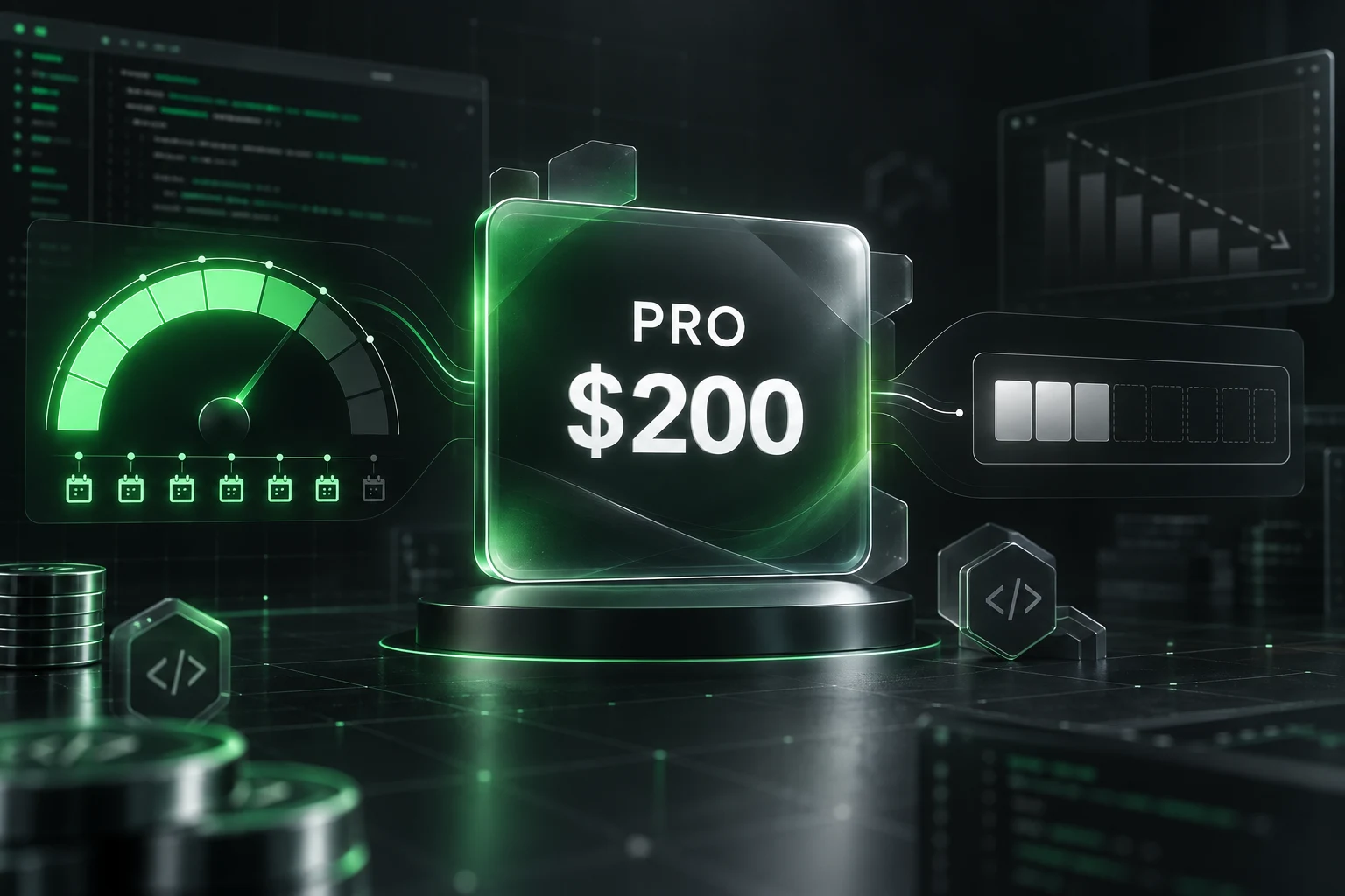 OpenAI Pro 200美元订阅用量调整示意图